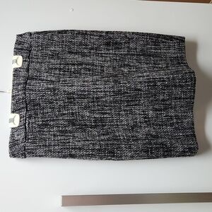 EUC Calvin Klein Houndstooth Tweed Skirt - Size 12